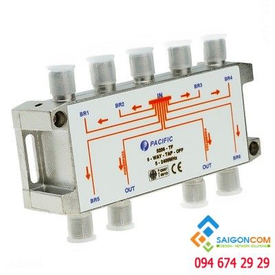 Bộ chia cáp tivi 1 ra 8  Tap Off  chính hạng