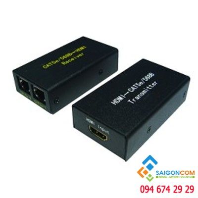 Bộ nối dài 60m  cáp HDMI bằng cáp mạng