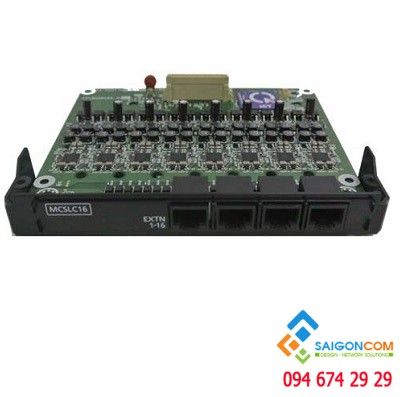 Card mở rộng 16 port máy nhánh analog tích hợp sẵn hiển thị số gọi đến cho Tổng đài iP Panasonic KX-NS300