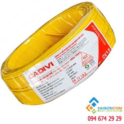 Dây điện cadivi 2 ruột đồng, CU/XLPE/PVC (2x16) mm2,(0.6/1KV)