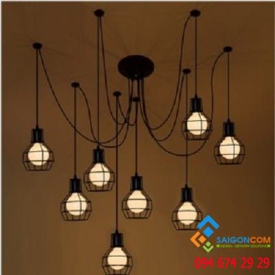 Đèn thả led trang trí 8 bóng - DT59