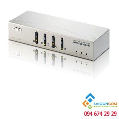 Bổ chuyển đổi 2x4 VGA/Audio Matrix Switch - từ 1 Máy tính  ra 4 màn hình