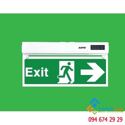 Đèn led Exit thoát hiểm 1 mặt phải