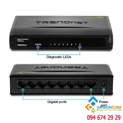 Switch 24 Port Gigabit GREENnet