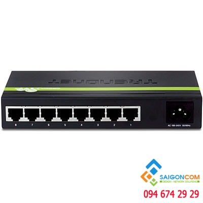 Switch 8 Port Gigabit GREENnet