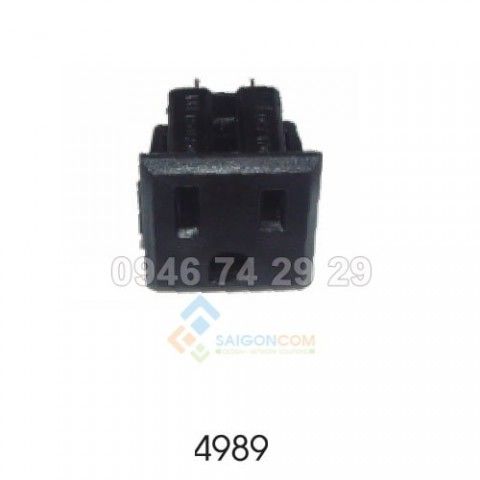 Ổ cắm 3 chấu dạng gài vuông - 3 pin Socket