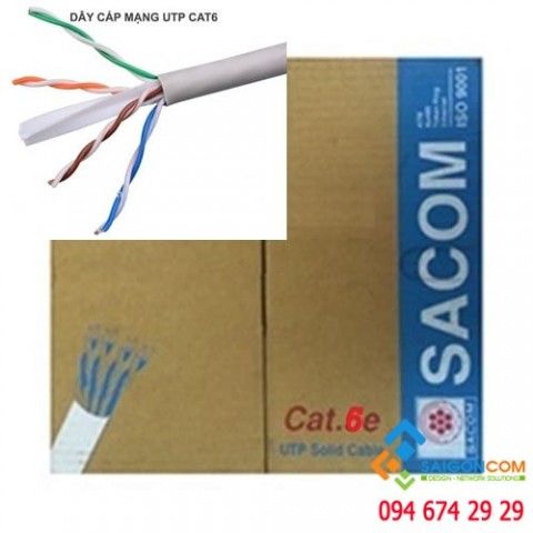 Cáp mạng cat6 -UTP Sacom