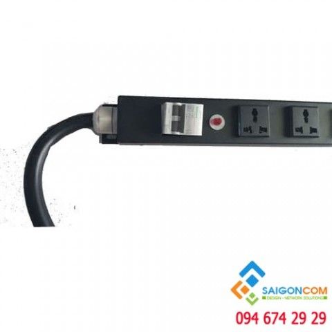 Thanh nguồn PDU đứng 24 outlets - MCB 50A