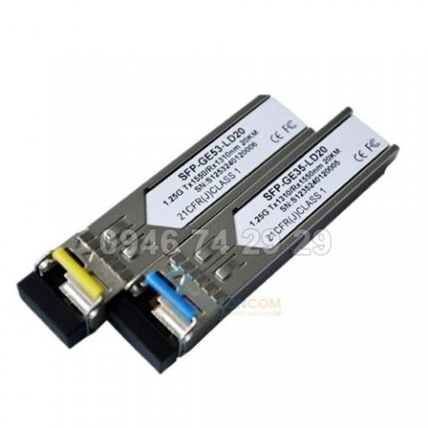 Module quang SFP 1.25G RX 1550 Đầu LC