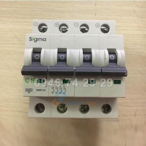 Cầu dao 4P 1000VDC 16A 1SD416C