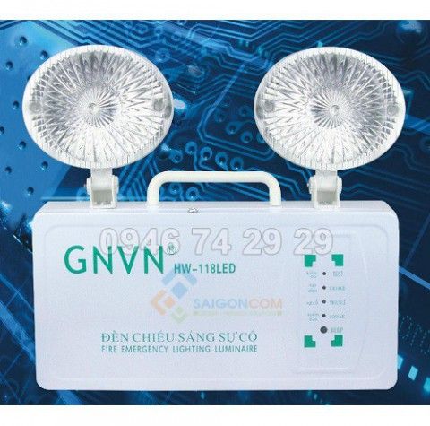 Đèn báo sự cố, chiếu sáng khẩn cấp 120 phút, độ chiếu sáng cao