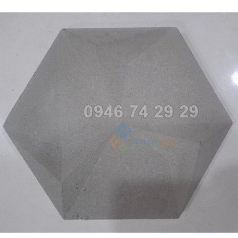 Gạch 3D bê tông nhẹ cốt sợi 220 x 260 x 20 mm