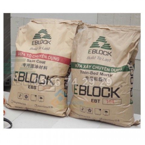 Vữa tô mỏng Skimcoat Eblock EBH 401