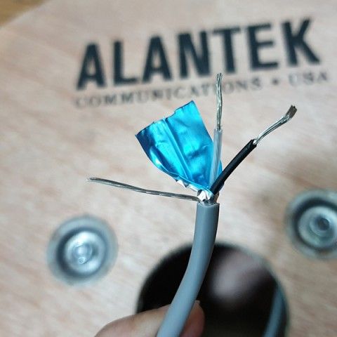 Cáp tín hiệu RS485 Alantek 1 pair 24AWG (301-RS5101-0500)