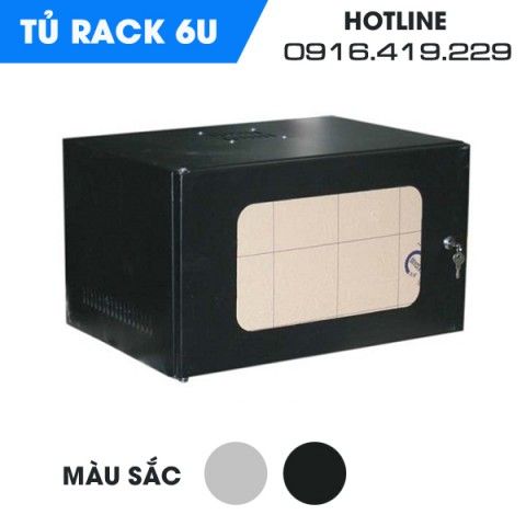 Tủ rack treo tường 6U D400