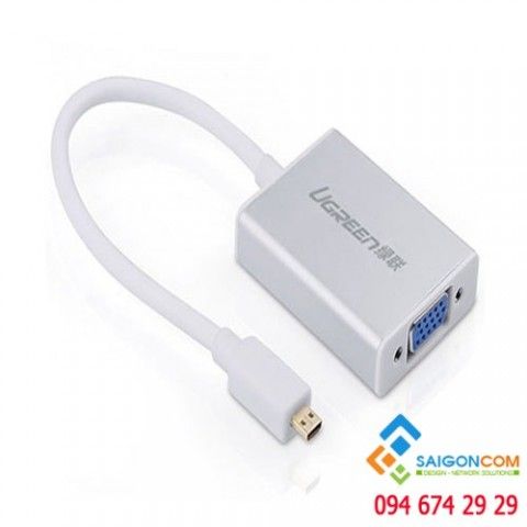 Cáp chuyển tín hiệu Micro HDMI sang VGA chính hãng Ugreen