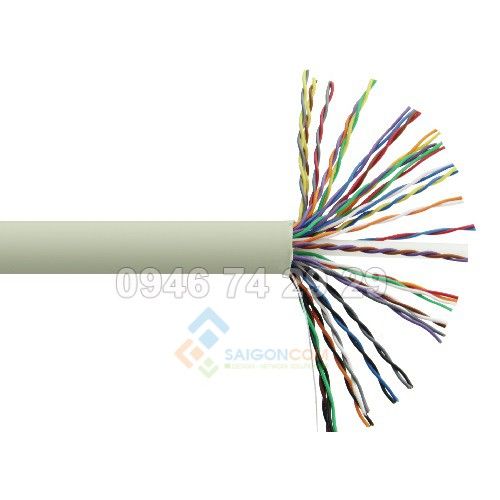 Dây cáp thoại Nexans U/UTP, 50 đôi, 24AWG, Cat3