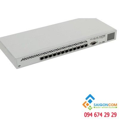 Thiết bị Router CCR1016-12G cân bằng tải, công suất lớn