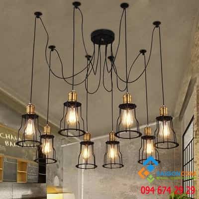 Đèn thả led trang trí 6 bóng - DT57