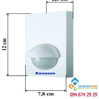 CẢM ỨNG HỒNG NGOẠI ÂM TƯỜNG KW-SS202(2PIR)