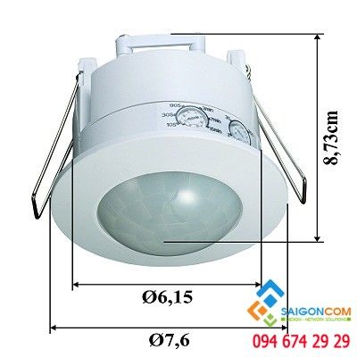 Công tắc Cảm Ứng Hồng Ngoại Âm Trần KW–SS302