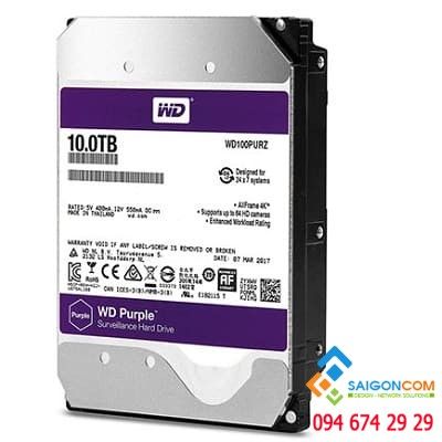 Ổ cứng HDD 10TB WD Purple WD Chính hạng chuyên dụng Camera