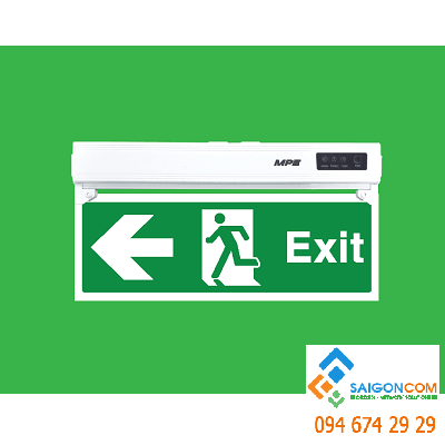 Đèn led Exit thoát hiểm 1 mặt trái