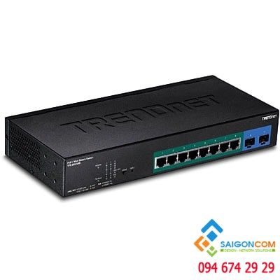 Switch 10-Port Gigabit Web Smart  PoE+ Switch