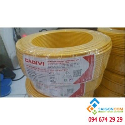 Dây cáp điện đơn CADIVI 1x4 - 0.6/1KV