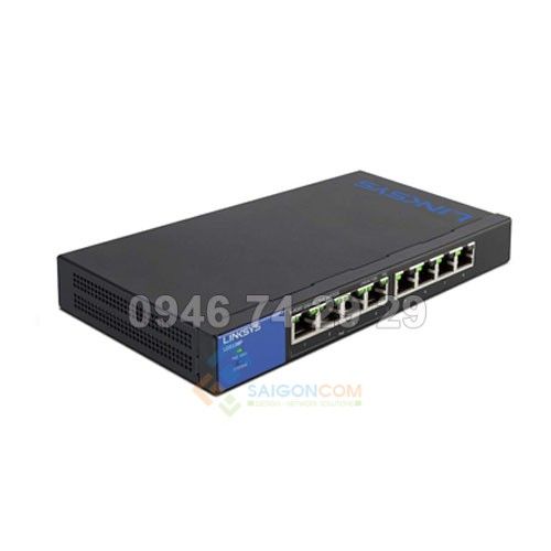 Linksys LGS108P 8-Port Business Desktop Gigabit PoE+ Switch