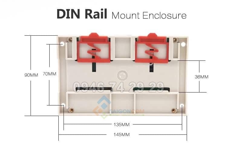 mạt sau cong tac dieu khien tu xa min