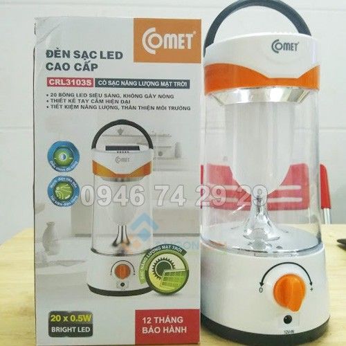 Đèn Sạc LED Cao Cấp COMET CRL3103S 10W