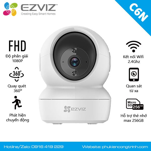 Camera Wifi Ezviz C6N 1080P