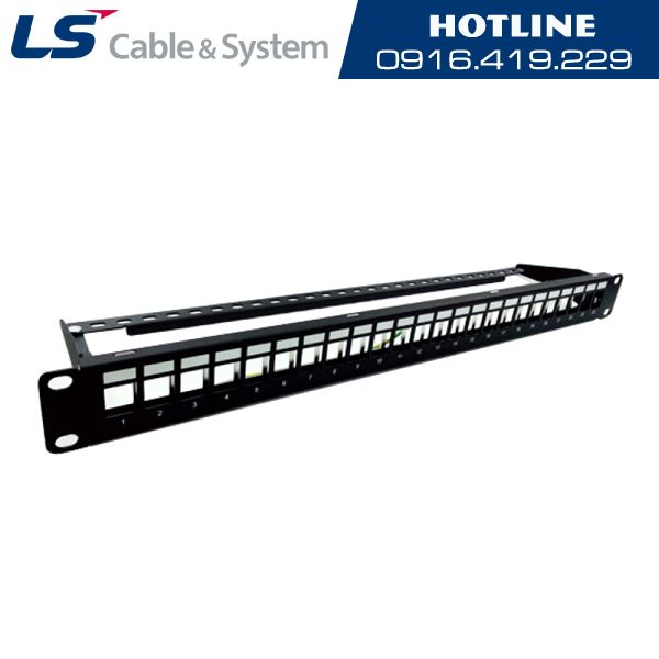 Patch panel 24 port LS LS-PP-24P-E-LWM