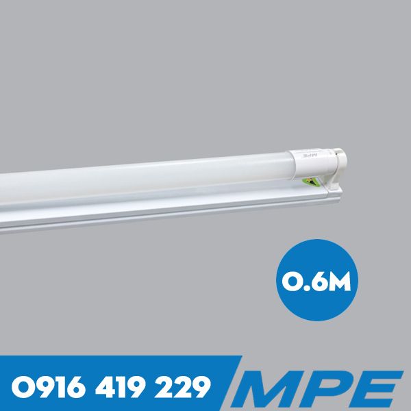 Bộ đèn LED tuýp thủy tinh - 9W - 6 tấc MPE MGT-110T/V