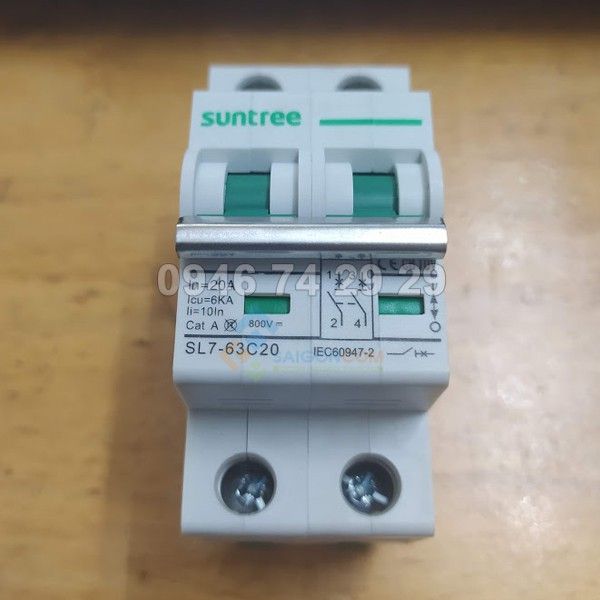 MCB DC SUNTREE 2P 800VDC 16A, 20A, 32A, 63A