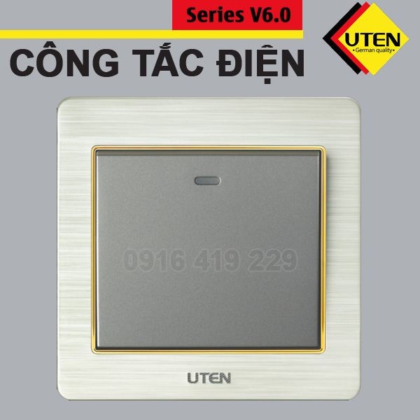 Công tắc điện 2 chiều Uten V6.0GK12